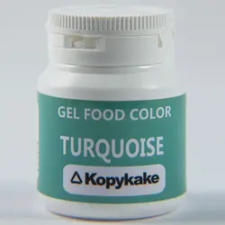 رنگ ژله ای خوراکی فیروزه ای kopykake کپی کیک 100 گرمی