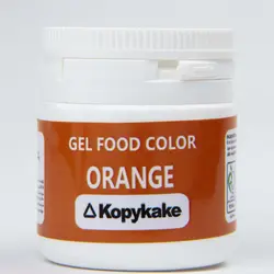 رنگ ژله ای خوراکی پرتقالی kopykake کپی کیک 25گرمی