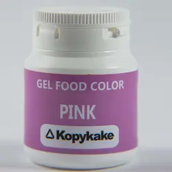 رنگ ژله ای خوراکی صورتی kopykake کپی کیک 100 گرمی