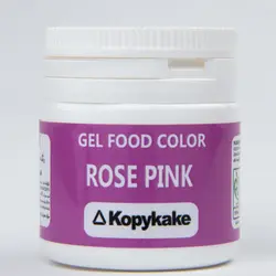 رنگ ژله ای خوراکی صورتی گل رز kopykake کپی کیک 25 گرمی