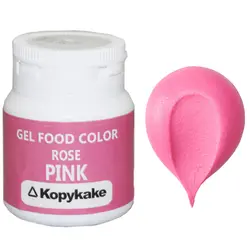 رنگ ژله ای خوراکی صورتی گل رز kopykake کپی کیک 100گرمی