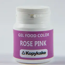 رنگ ژله ای خوراکی صورتی گل رز kopykake کپی کیک 100گرمی