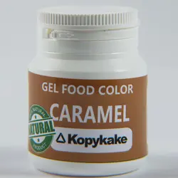 رنگ خوراکی ژله ای کاراملی kopykake کپی کیک 100 گرمی