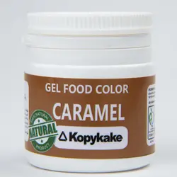 رنگ خوراکی ژله ای کاراملی kopykake کپی کیک 25 گرمی