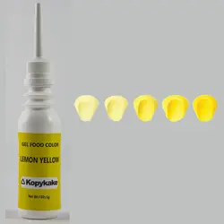 رنگ خوراکی ژله ای زرد لیمویی کپی کیک 150 گرمی