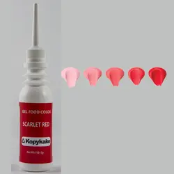 رنگ خوراکی ژله ای قرمز اسکارلت کپی کیک 150 گرمی
