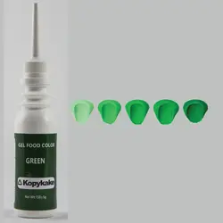 رنگ خوراکی ژله ای سبز کپی کیک 150 گرمی