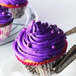 رنگ خوراکی ژله ای بنفش کپی کیک 150 گرمی