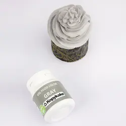 رنگ خوراکی ژله ای طوسی کپی کیک - 100 گرم