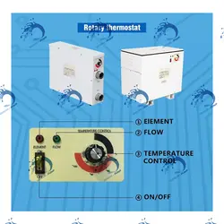 گرمکن برقی استخر و جکوزی کالمو 7.5 کیلو وات مدل HB