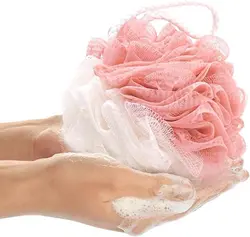 پک 140 عددی لیف توپی حمام آویمانج اسپانج طرح دو رنگ کد HZ42