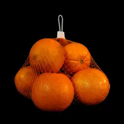 توری بسته بندی میوه و سبزیجات بسته 50 عددی همراه با کلاهک و حلقه (بست پلاستیکی)