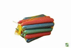 توری بسته بندی میوه و سبزیجات بسته 50 عددی همراه با کلاهک و حلقه (بست پلاستیکی)