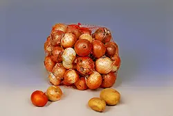 توری بسته بندی پیاز و سیب زمینی بسته 200 عددی