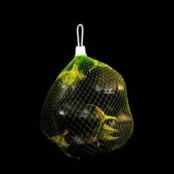 توری بسته بندی میوه و سبزیجات بسته 2000 عددی همراه با کلاهک و حلقه (قلاب پلاستیکی)