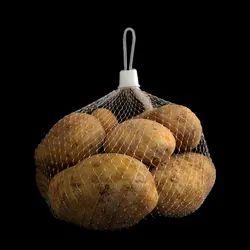 توری بسته بندی میوه و سبزیجات بسته 2000 عددی همراه با کلاهک و حلقه (قلاب پلاستیکی)