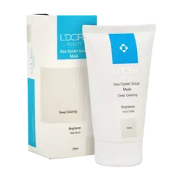 ماسک اسکراب حاوی عصاره صدف دریایی لدورا 150 میلی لیتر