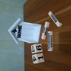 تقویم چوبی شقایق