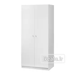 کمد ایکیا BOSTRACK دو در چوبی سفید کد کالا203.349.03