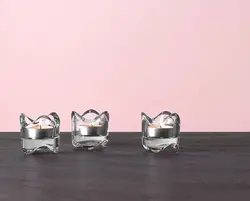 جاشمعی ایکیا vasnas وارمر لبه کنگره ای بلور تکعددی ایکیا ikea Tealight holder vasnas