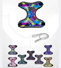 قلاده هارنس مدل اطلس پت پلاس همراه با لید