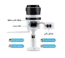 دوربین بیسیم بولت فلزی