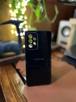 قاب پشت شیشه ای لوگودار Samsung A52/ A52S