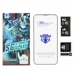 محافظ صفحه نمایش شیشه ای Full Cover Esd-SG مدل iPhone 13 / 13 Pro (پک دار)