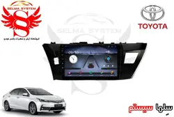 مانیتور فابریک اندروید خودروی تویوتا کرولا برند ویستا VISTA مدل TSX-1032