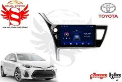 مانیتور فابریک اندروید خودروی تویوتا کرولا 2018 برند ویستا VISTA مدل TSX-2032