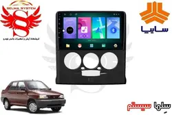 مانیتور فابریک خودروی پراید 131 مدل اندروید سری 116 رام 1 حافظه 16