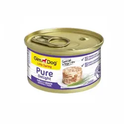 کنسرو غذای سگ جیم‌ داگ با طعم مرغ و ماهی تن GimDog Little Darling With Chicken & Tuna وزن 85 گرم