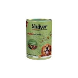 کنسرو غذای سگ شایر با طعم مرغ Shayer Chunky Chicken وزن 400 گرم