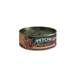 کنسرو غذای بچه گربه پتچی Petchi Protein Plus وزن 120 گرم