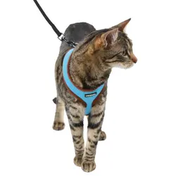 قلاده کتفی گربه همراه با لید کربل Kerbl Active Cat Harness With Leash