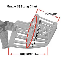 پوزه بند سگ پلاستیکی داگز مای لاو Dogs My Love Plastic Basket Muzzle