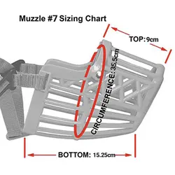 پوزه بند سگ پلاستیکی داگز مای لاو Dogs My Love Plastic Basket Muzzle