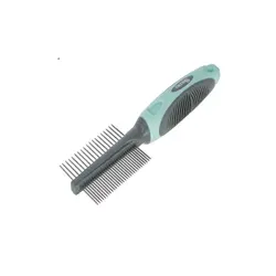 شانه گره باز کن دانه درشت دو طرفه کربل Kerbl Fur Comb