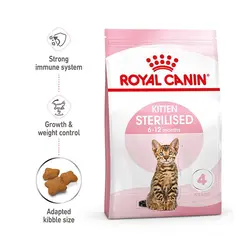 غذای خشک بچه گربه عقیم شده رویال کنین Royal Canin Kitten Sterilised وزن 2 کیلوگرم