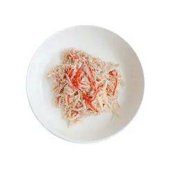 کنسرو غذای گربه کیت کت با طعم مرغ و خرچنگ KitCat Chicken & Crabstick وزن 80 گرم