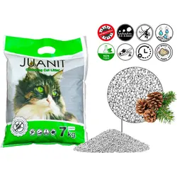 خاک گربه سوپر پریمیوم با عطر کاج ژوانیت وزن 7 کیلوگرم