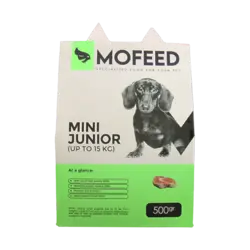 غذای خشک سگ جونیور نژاد کوچک مفید وزن 500 گرم