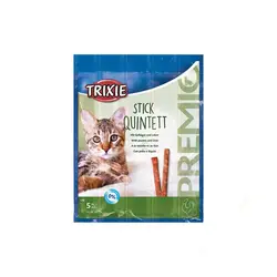 تشویقی مدادی گربه با طعم مرغ و جگر تریکسی Trixie Poultry Liver Stick بسته 5 عددی