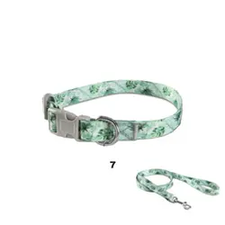 قلاده گردنی سگ نیناپت مدل پتنتو همراه با لید سایز ۳