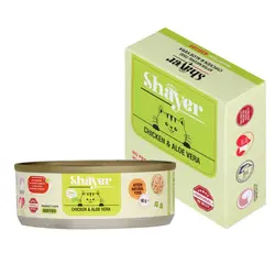 کنسرو غذای بچه گربه شایر مدل Chicken & Aloevera وزن 90 گرم