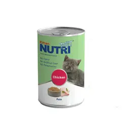 کنسرو غذای بچه گربه نوتری با طعم مرغ Nutri Kitten With Chicken وزن 425 گرم
