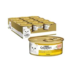 کنسرو غذای گربه با طعم گوشت مرغ گورمت گلد Gourmet Gold Chicken Pack بسته 24 عددی