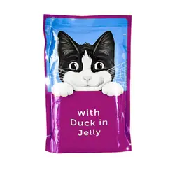 پوچ گربه فلیکس با طعم گوشت اردک Felix With Duck وزن 85 گرم