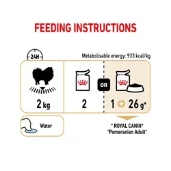 پوچ سگ بالغ پامرانیان رویال کنین Royal Canin Adult Pomeranian وزن 85 گرم