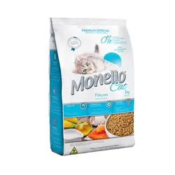 غذای خشک بچه گربه مونلو با طعم ماهی سالمون و شیر Monello Kitten Salmon & Milk وزن 1 کیلوگرم